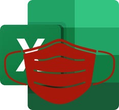 Excel icon covered by a mask icon